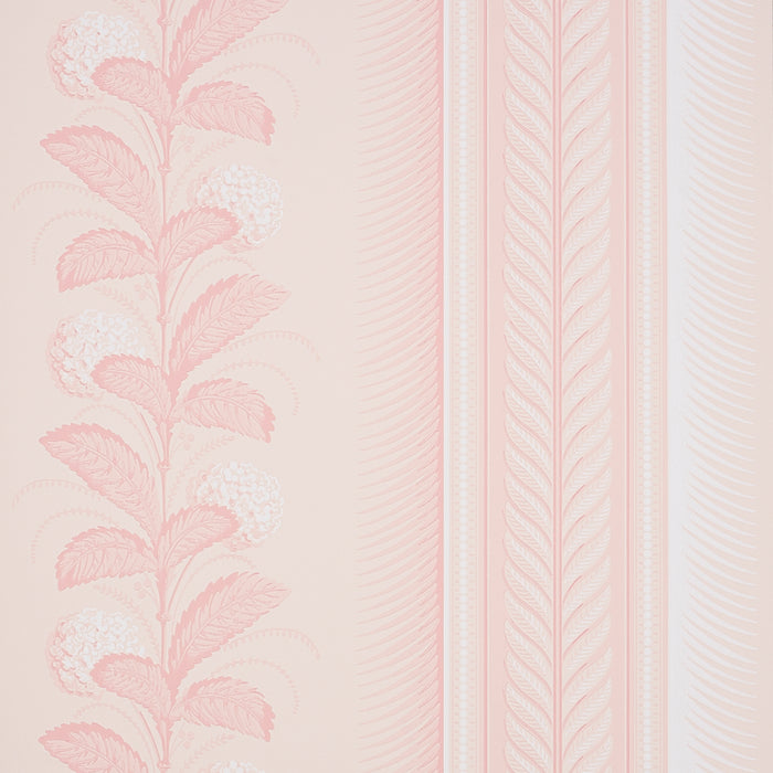 Schumacher Hydrangea Drape Blush Wallpaper 5004458