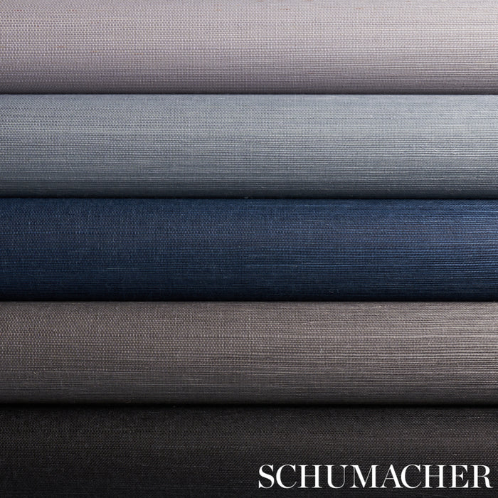 Schumacher Haruki Sisal Indigo Wallpaper 5004722