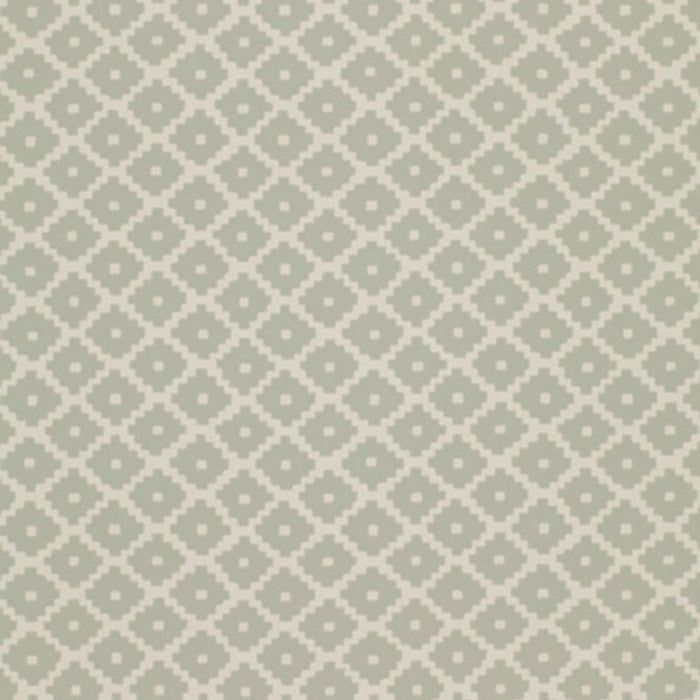 Schumacher Ziggurat Seaglass Wallpaper Sample 5004741