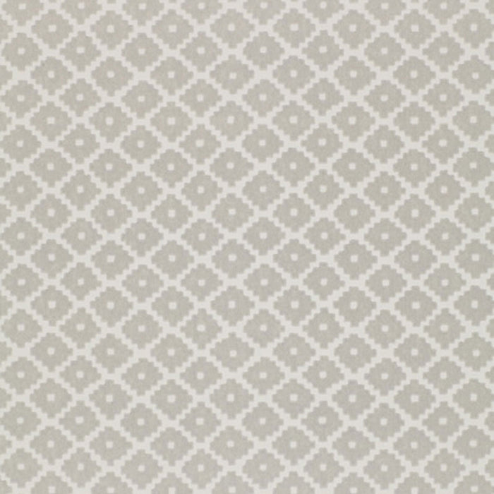 Schumacher Ziggurat Silver Wallpaper 5004742