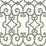 Schumacher Manor Gate Charcoal Wallpaper 5005053