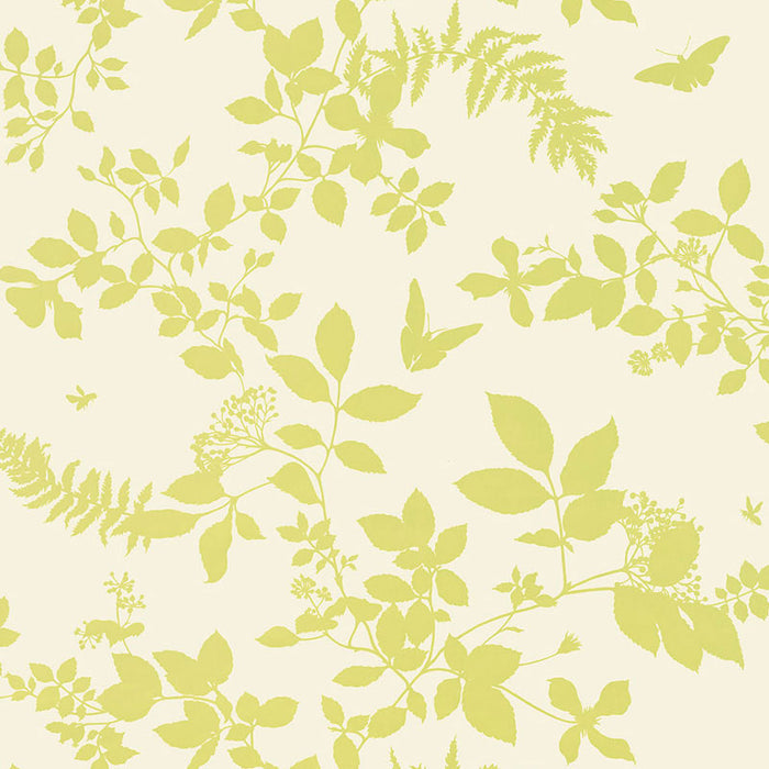 Schumacher Shadow Vine Chartreuse Wallpaper 5005102