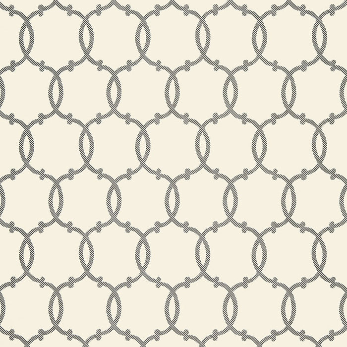 Schumacher Tracery Charcoal Wallpaper 5005121