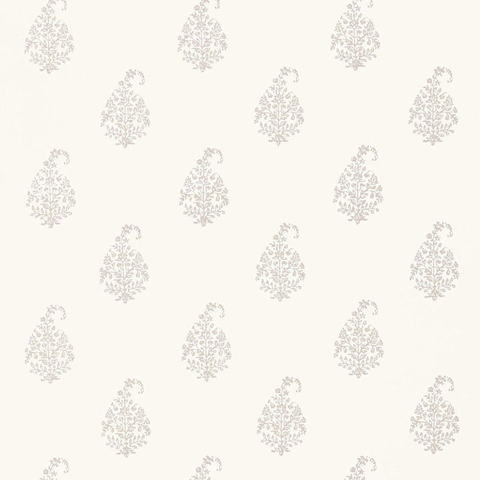 Schumacher Kerala Paisley Oyster Wallpaper 5005280