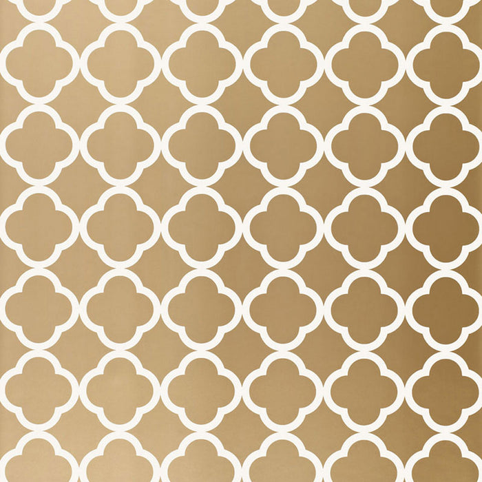 Schumacher Morocco Antique Gold Wallpaper 5005873