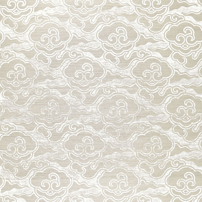 Schumacher Cirrus Clouds Sisal Fog & Chalk Wallpaper 5006062