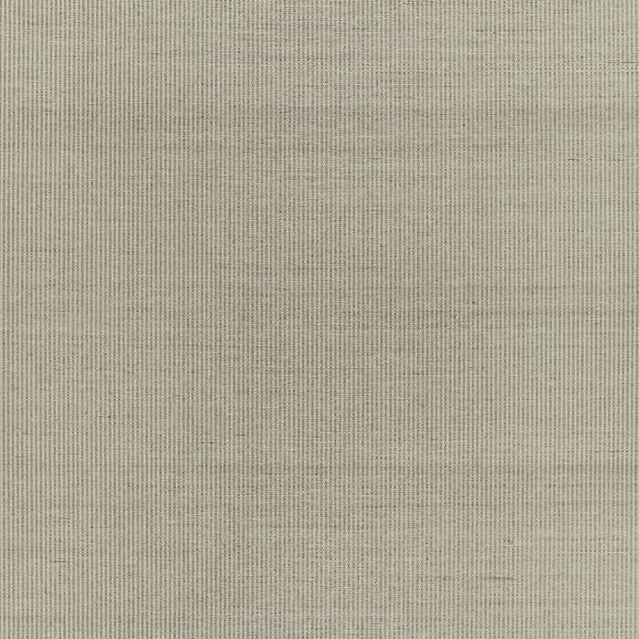 Schumacher Harshaw Pinstripe Sisal Fog Wallpaper 5006162