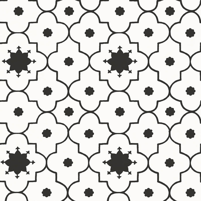 Schumacher Taj Trellis Noir Wallpaper 5006623