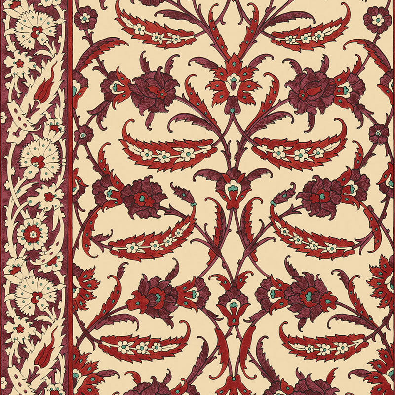 Schumacher Topkapi Pomegranate Wallpaper 5006662