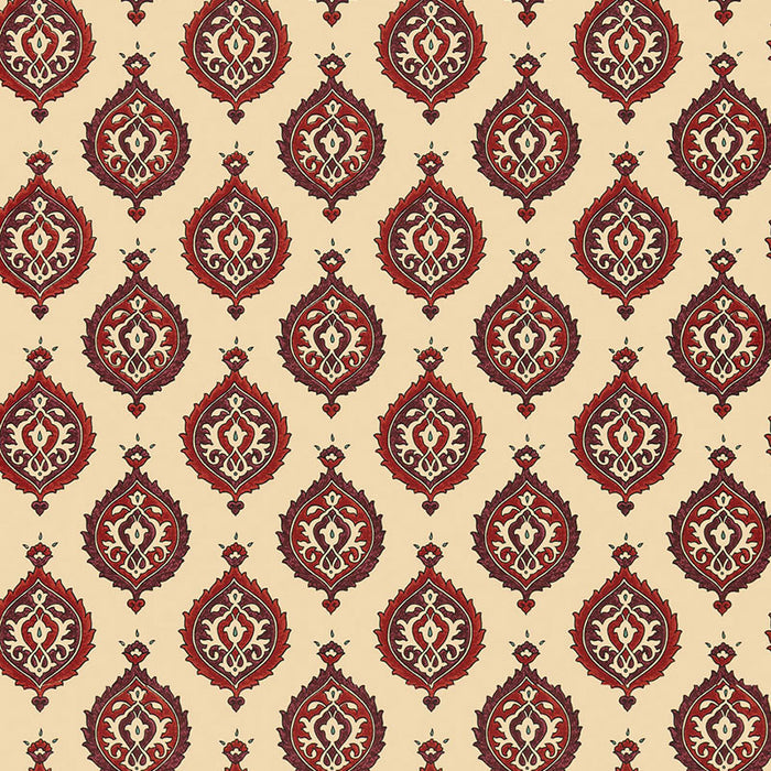 Schumacher Samovar Pomegranate Wallpaper 5006682