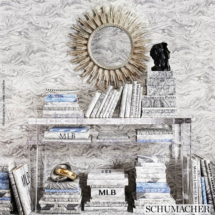 Schumacher Romeo Lapis Wallpaper 5006891