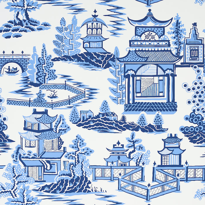 Schumacher Nanjing Porcelain Wallpaper 5006911