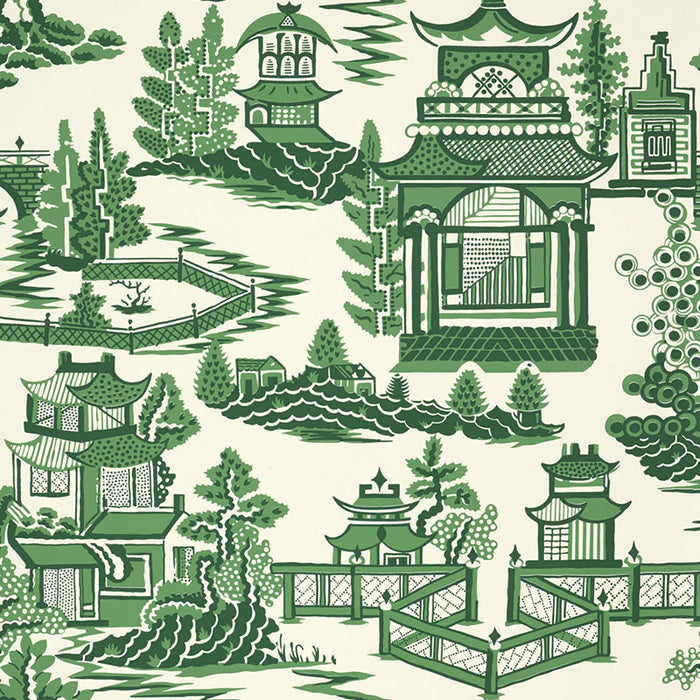 Schumacher Nanjing Jade Wallpaper 5006912