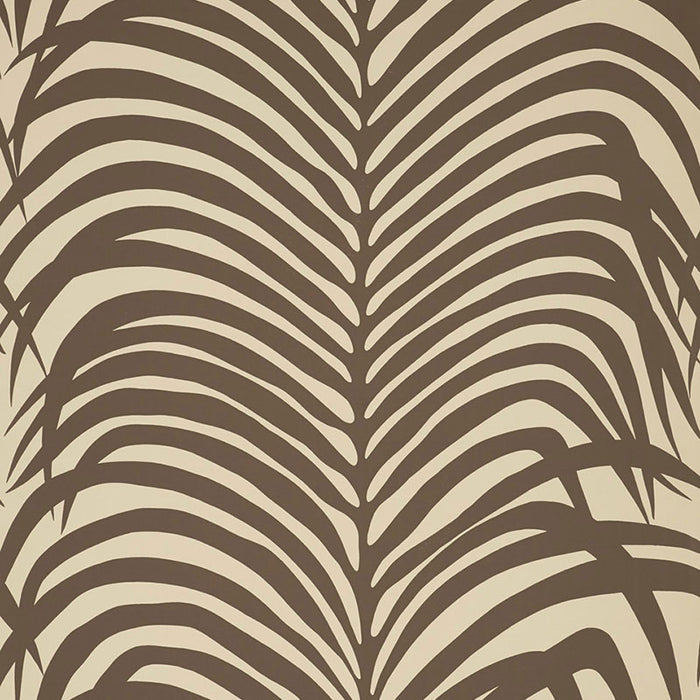 Schumacher Zebra Palm Java Wallpaper Sample 5006933