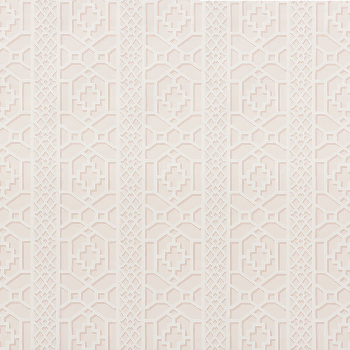 Schumacher Zanzibar Trellis Blush Wallpaper 5006944