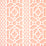 Schumacher Zanzibar Trellis Coral Wallpaper 5006946