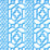 Schumacher Zanzibar Trellis Blue Wallpaper 5006947