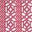 Schumacher Zanzibar Trellis Laquer Red Wallpaper 5006948