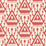 Schumacher Vientiane Ikat Coral Wallpaper 5006950