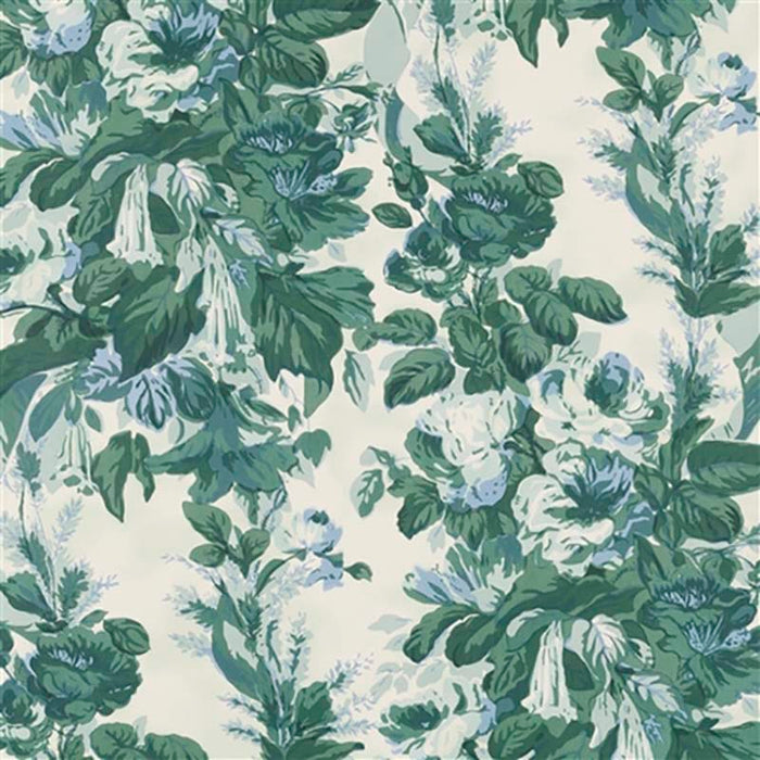 Jasper Grace Cyan Wallpaper Sample 5007-03