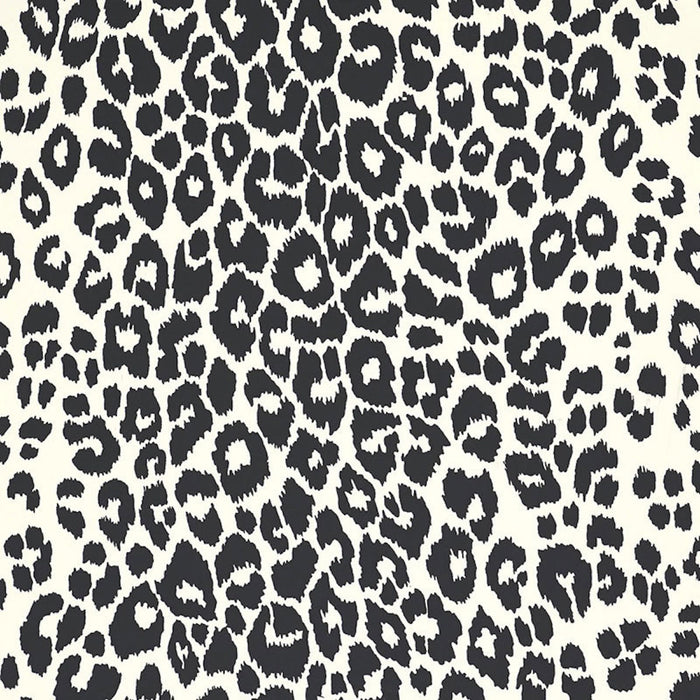 Schumacher Iconic Leopard Graphite Wallpaper 5007012