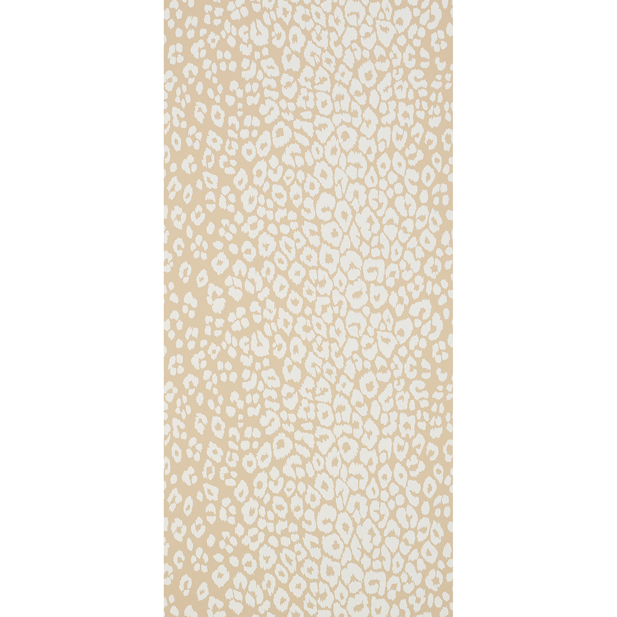 Schumacher Iconic Leopard Ivory On Neutral Wallpaper 5007020