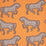 Schumacher Faubourg Orange Wallpaper 5007091