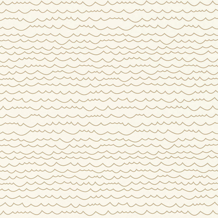 Schumacher Waves Sand Wallpaper 5007460