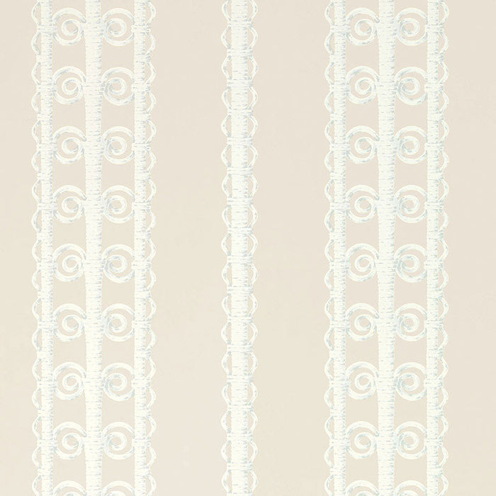 Schumacher Wicker Stripe Reed Wallpaper 5007720