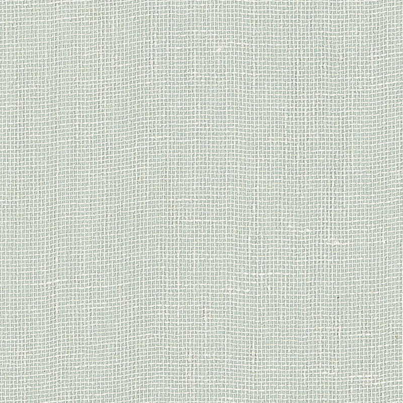 Schumacher Linen Gesso Aqua Wallpaper 5007805