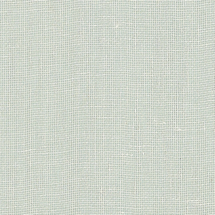 Schumacher Linen Gesso Aqua Wallpaper 5007805