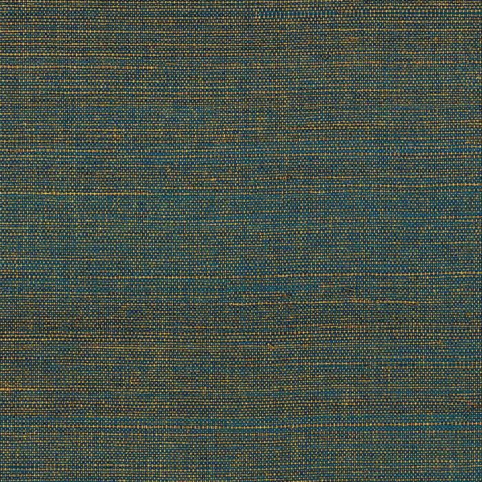 Schumacher Hemp Shimmer Sapphire Shimmer Wallpaper 5007878