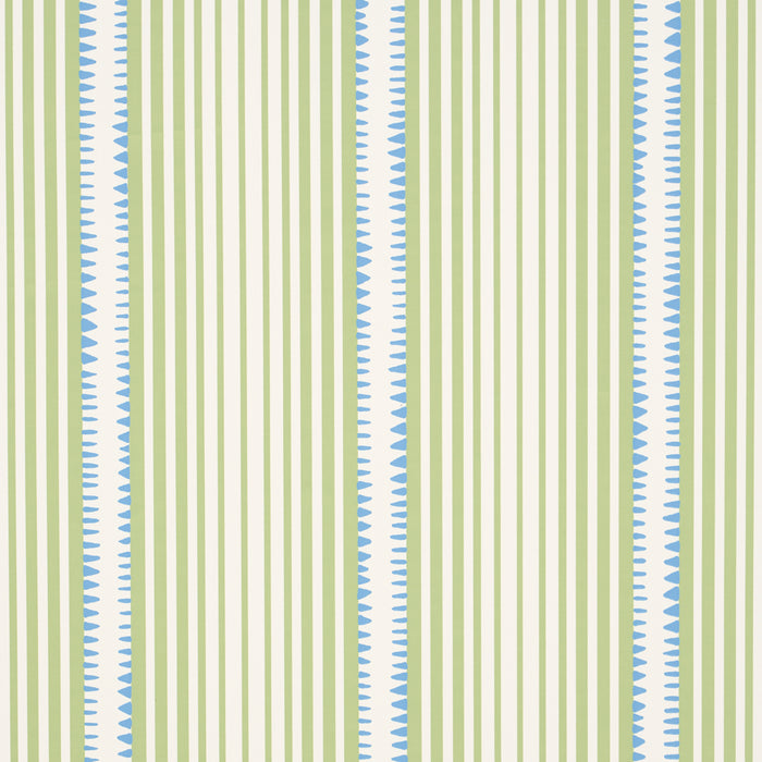 Schumacher Moncorvo Green & Blue Wallpaper 5008105