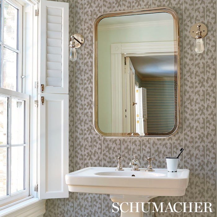 Schumacher Montpellier Flint Wallpaper 5008166