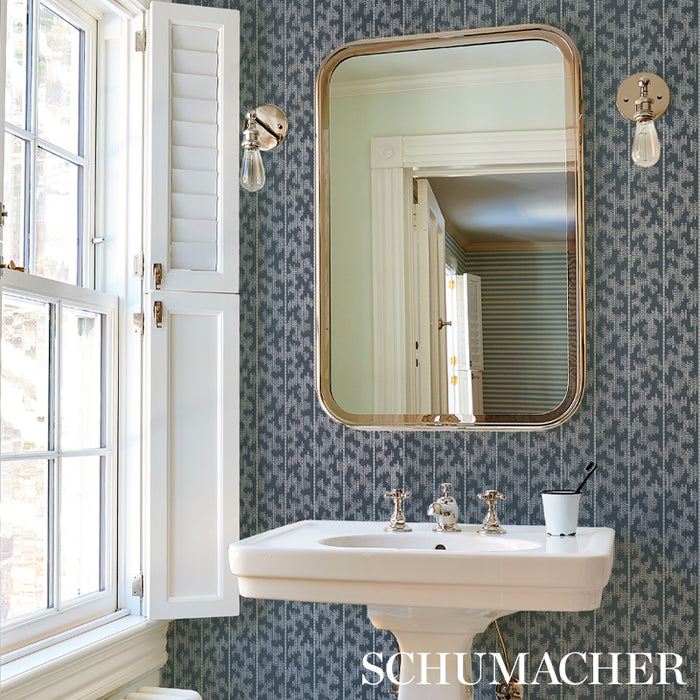 Schumacher Montpellier Silver Stellar Wallpaper 5008169