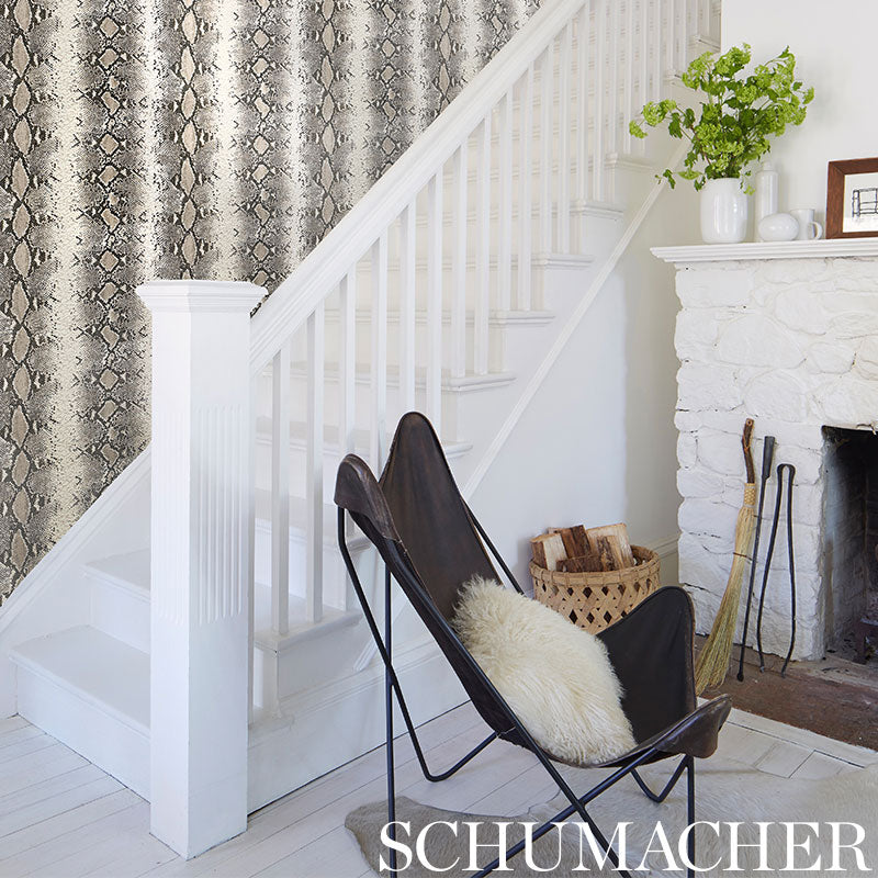 Schumacher Snake Charmer Sand Wallpaper 5008181