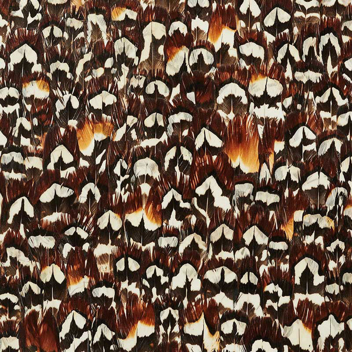 Schumacher Hematite Coffee Wallpaper 5008393