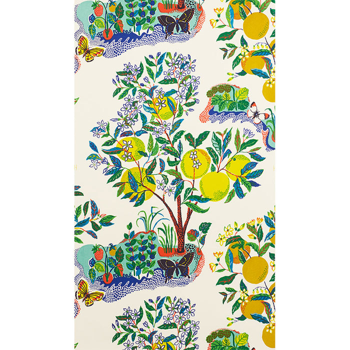 Schumacher Citrus Garden Panel Set Primary Wallpaper 5008410