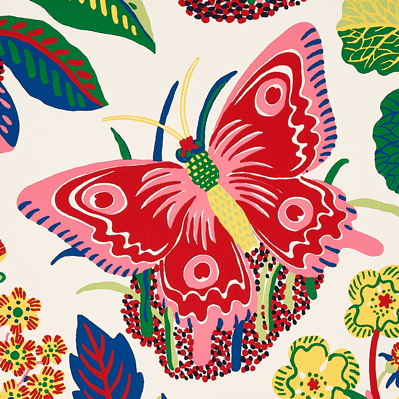 Schumacher Exotic Butterfly Spring Wallpaper 5008424