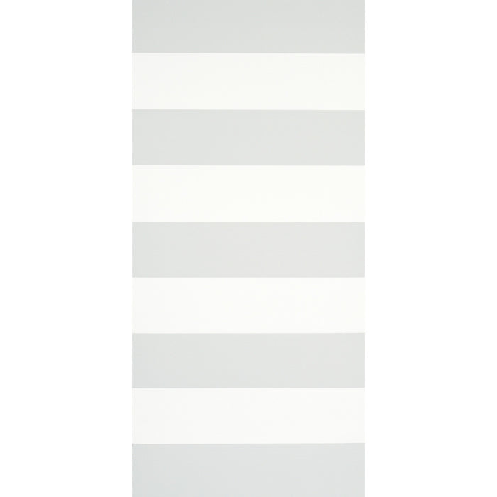 Schumacher Baxter Stripe Grey Wallpaper 5008523