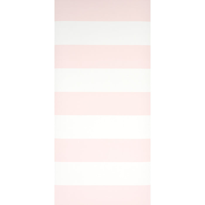 Schumacher Baxter Stripe Blush Wallpaper 5008524