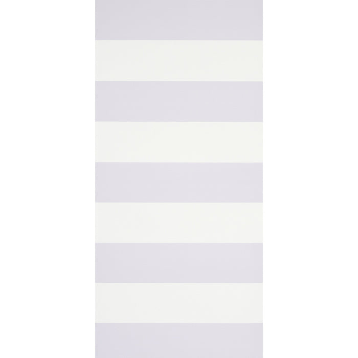 Schumacher Baxter Stripe Lilac Wallpaper 5008528