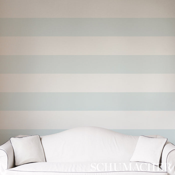 Schumacher Baxter Stripe Mineral Wallpaper 5008529