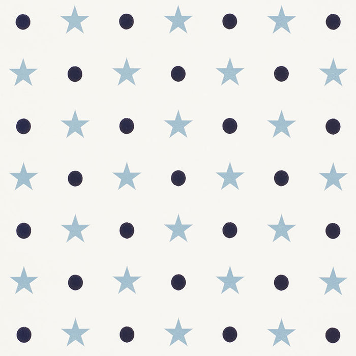 Schumacher Etoiles Et Points Blues Wallpaper 5008550