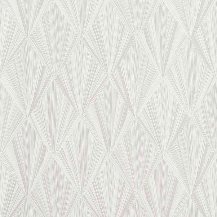 Schumacher Marquetry Whitewash Wallpaper Sample 5008630