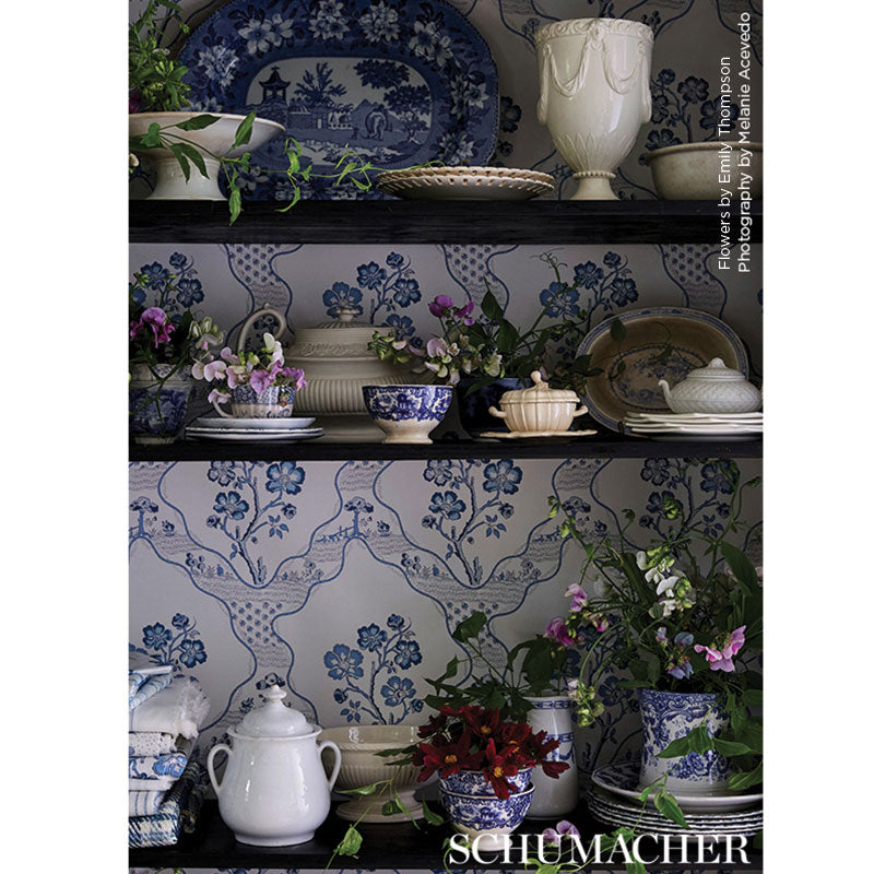 Schumacher Marella Delft Wallpaper 5008801