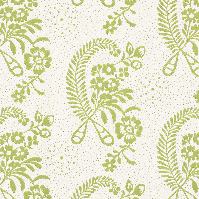 Schumacher Millicent Leaf Wallpaper 5008811