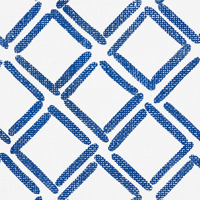 Schumacher Dina Paperweave Cobalt Wallpaper 5008860