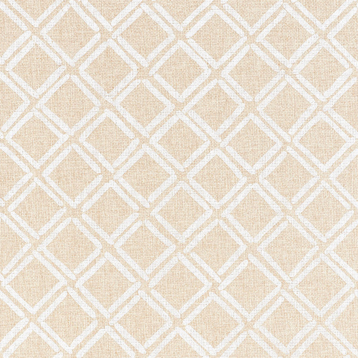 Schumacher Dina Paperweave Natural Wallpaper Sample 5008861