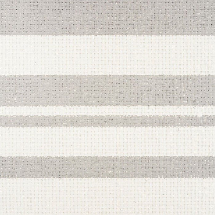 Schumacher Horizon Paperweave Grey Wallpaper Sample 5008871